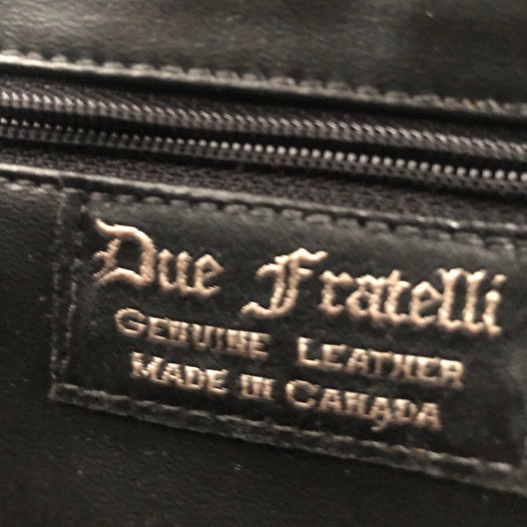 New CDN Fratelli brown croc patent leather bag CAD - Picture 3 of 11